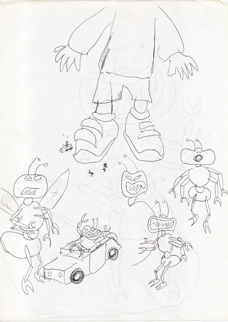 le zoli dessin que j'ai bilouté le 1<sup>er</sup> novembre 1998