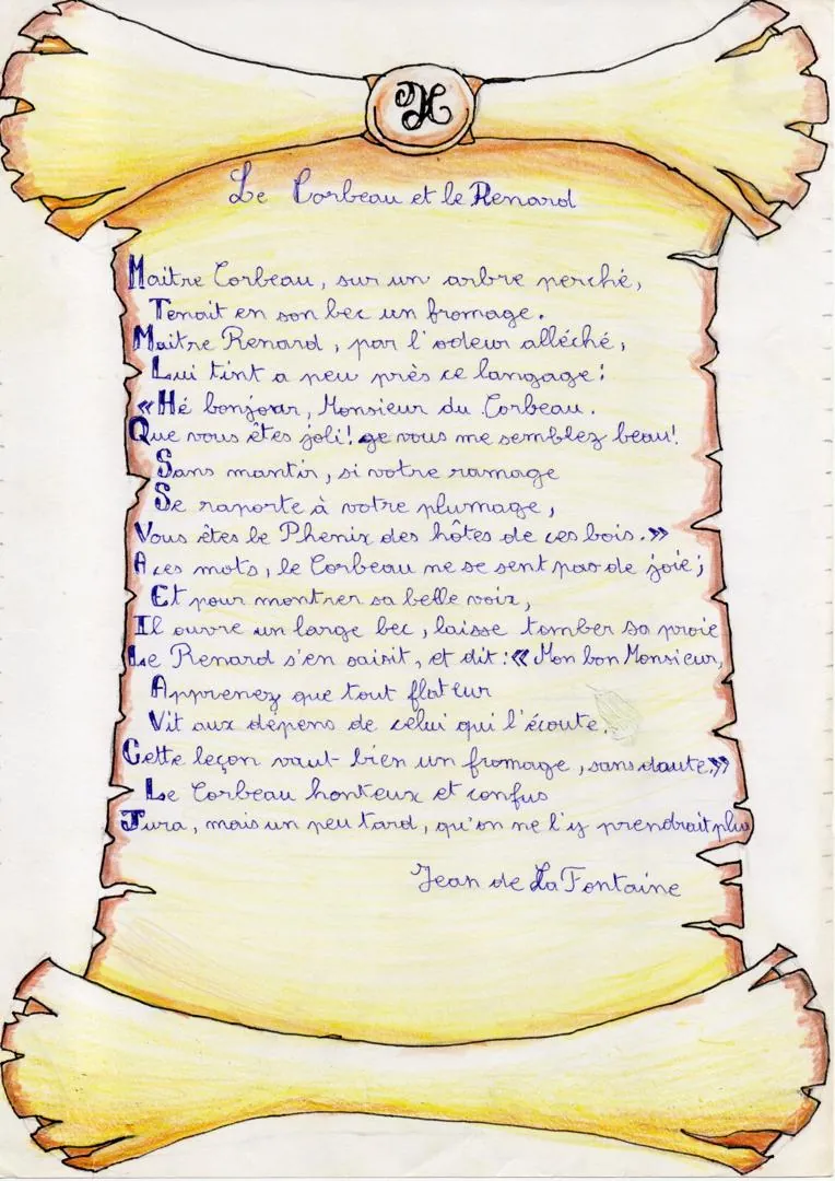 le zoli dessin que j'ai bilouté le 1<sup>er</sup> juillet 1999