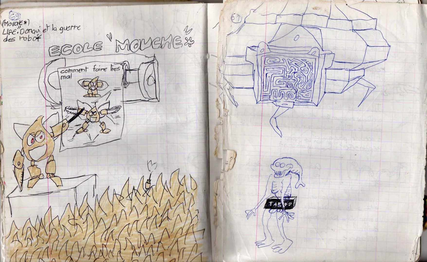 le zoli dessin que j'ai bilouté en 1999