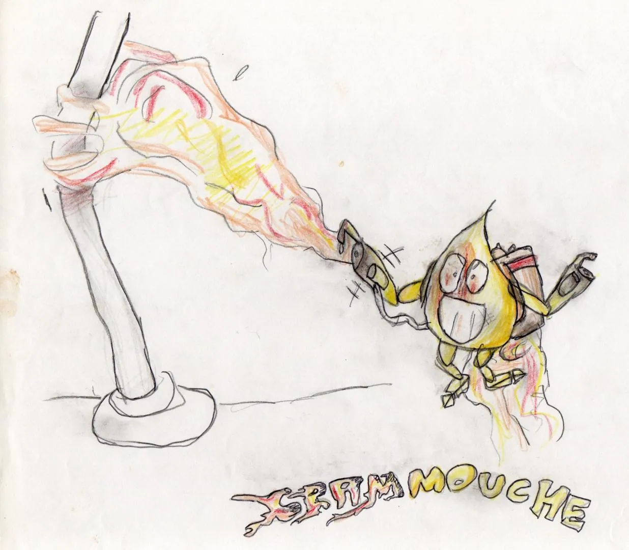 le zoli dessin que j'ai bilouté le 1<sup>er</sup> janvier 2000