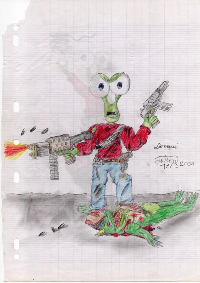 le zoli dessin que j'ai bilouté le 17 mars 2001