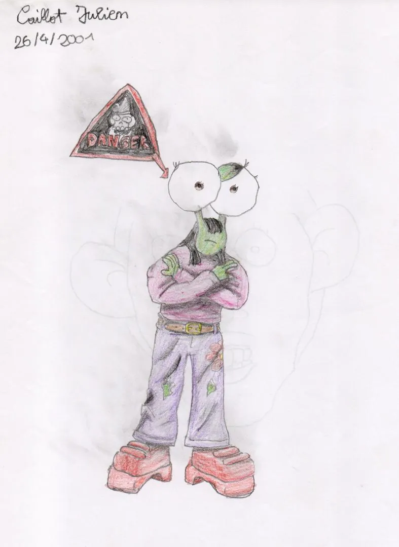 le zoli dessin que j'ai bilouté le 26 avril 2001
