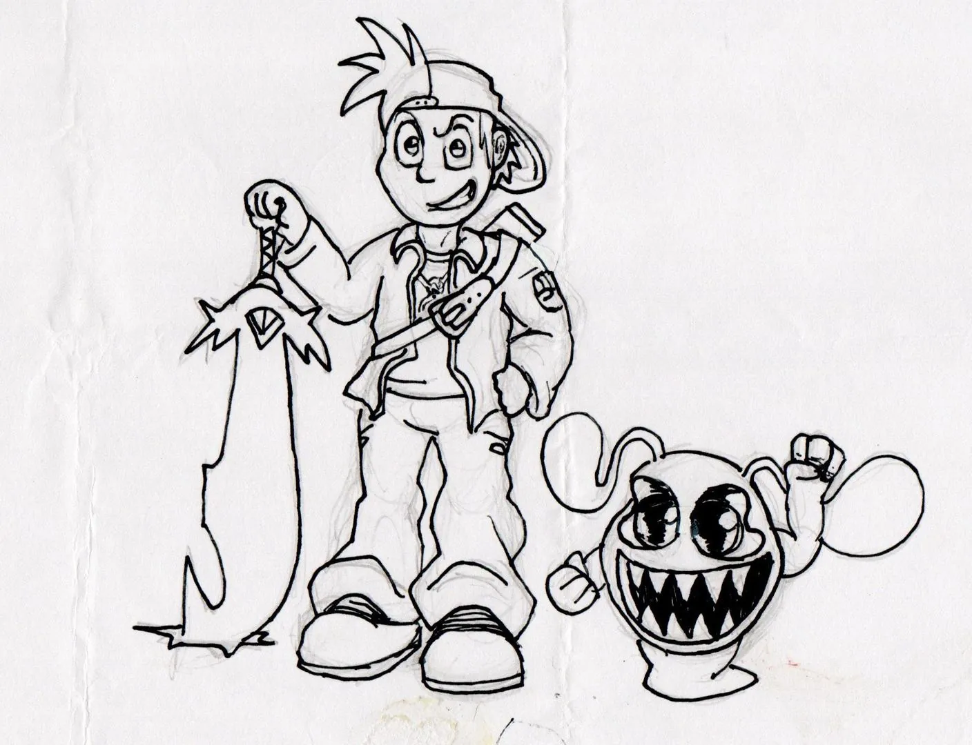 le zoli dessin que j'ai bilouté le 2 janvier 2002