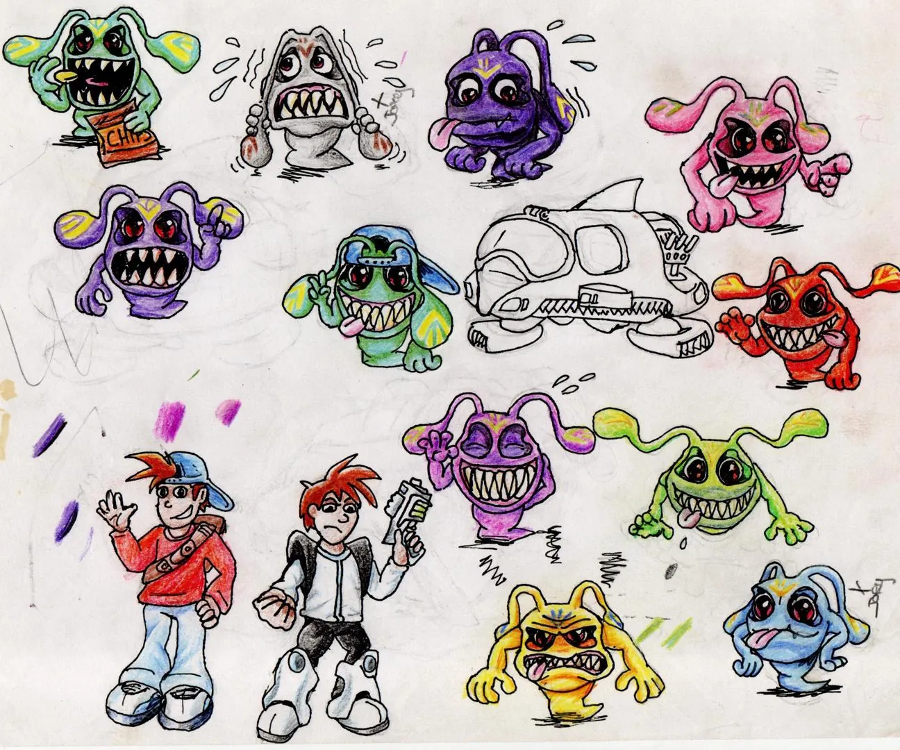 le zoli dessin que j'ai bilouté le 6 janvier 2002