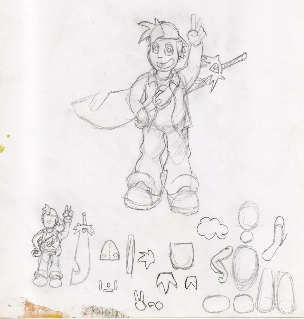 le zoli dessin que j'ai bilouté le 17 janvier 2002