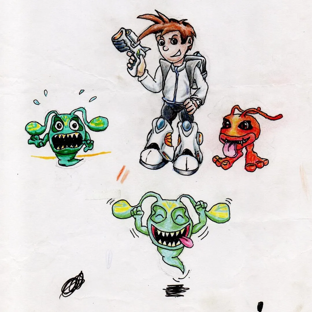 le zoli dessin que j'ai bilouté le 18 janvier 2002