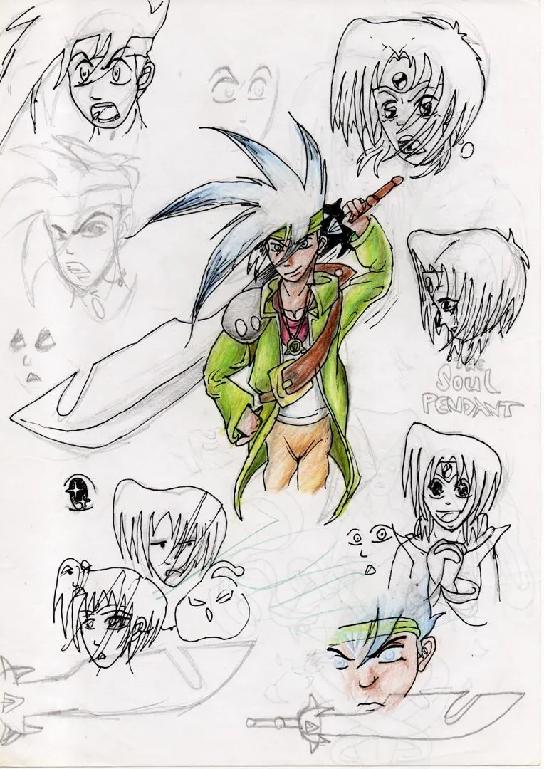 le zoli dessin que j'ai bilouté le 9 avril 2002