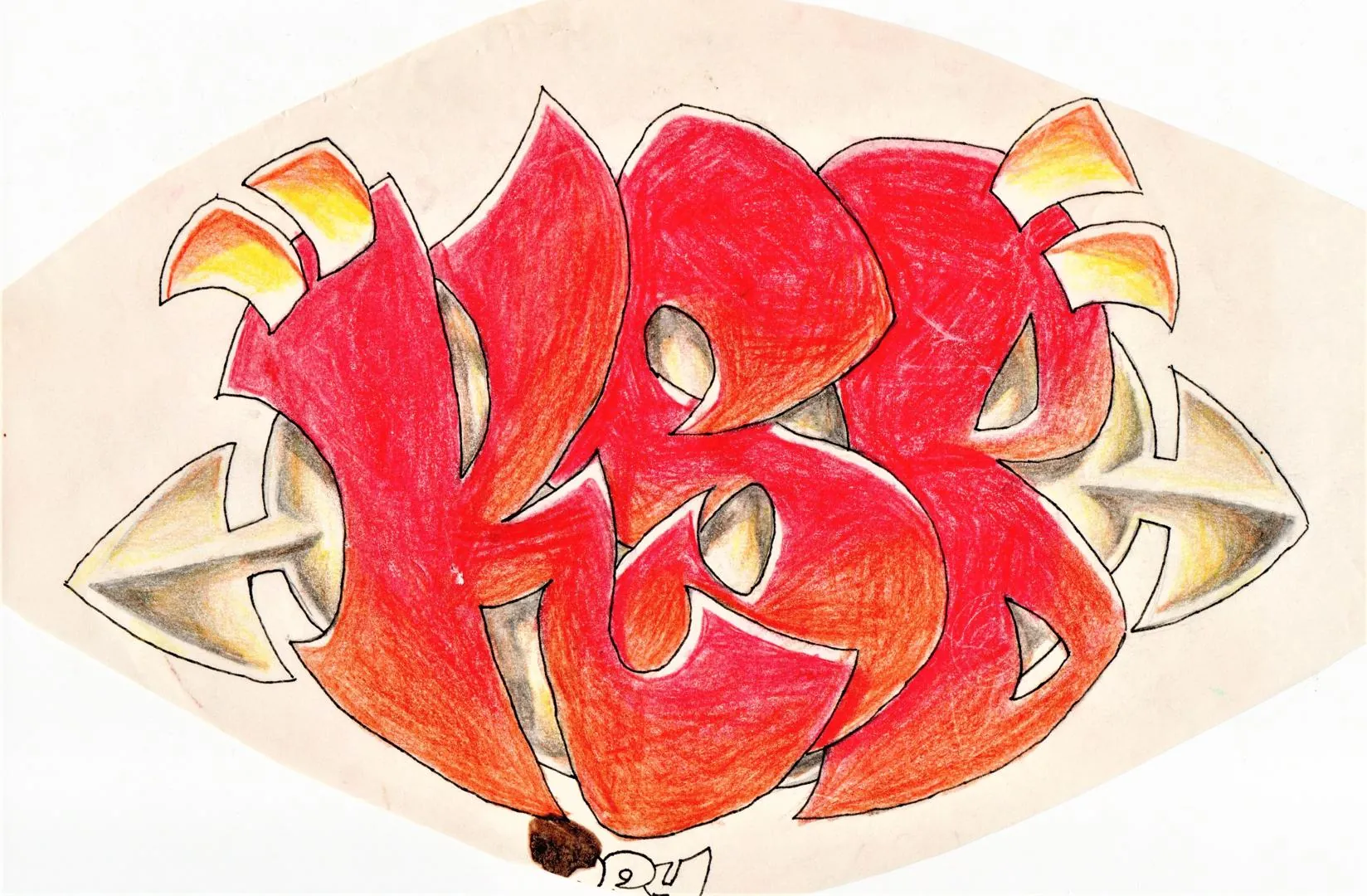 le zoli dessin que j'ai bilouté le 1<sup>er</sup> janvier 2003