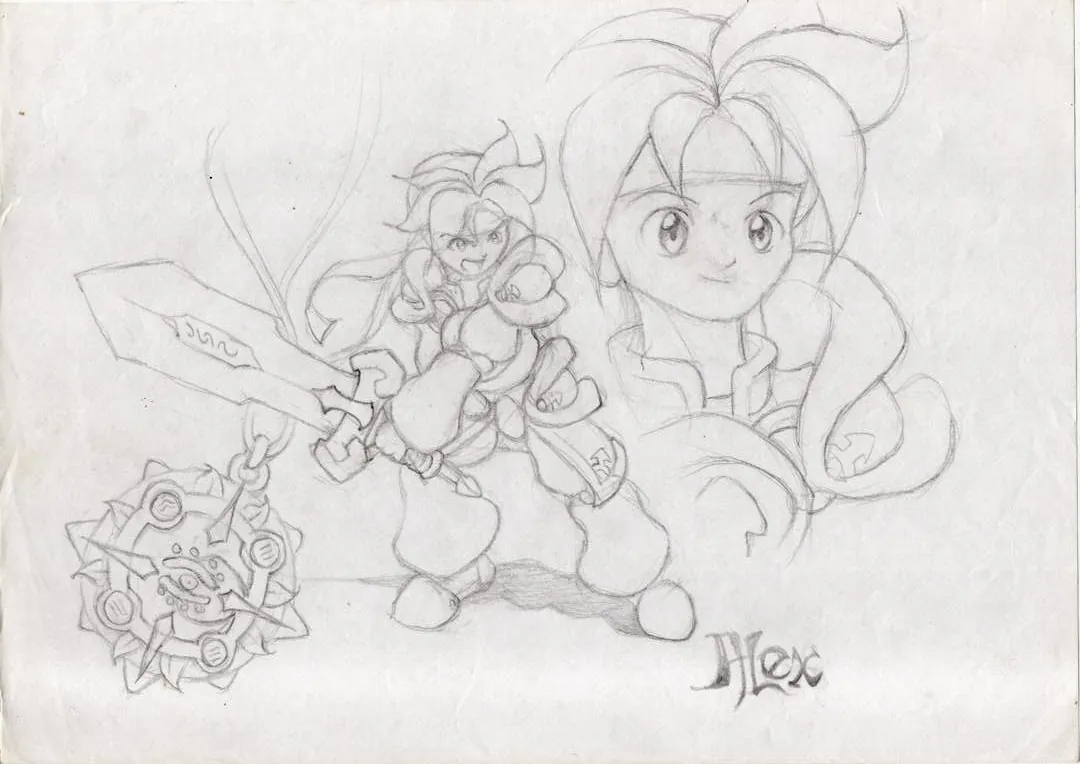 le zoli dessin que j'ai bilouté le 2 janvier 2004