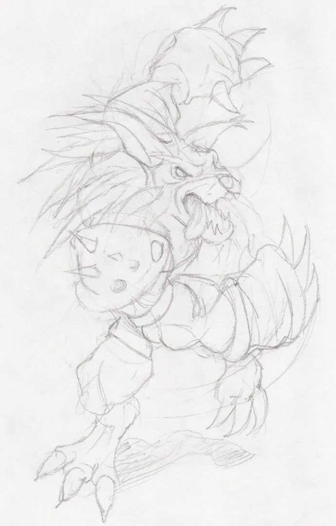 le zoli dessin que j'ai bilouté le 13 janvier 2004
