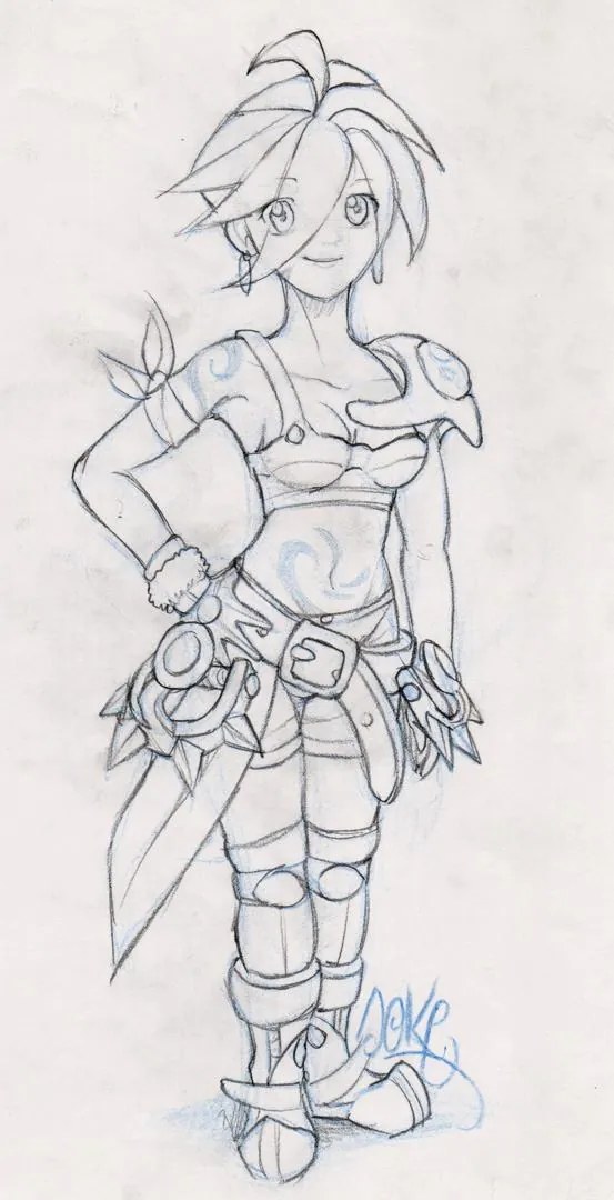 le zoli dessin que j'ai bilouté le 5 janvier 2005