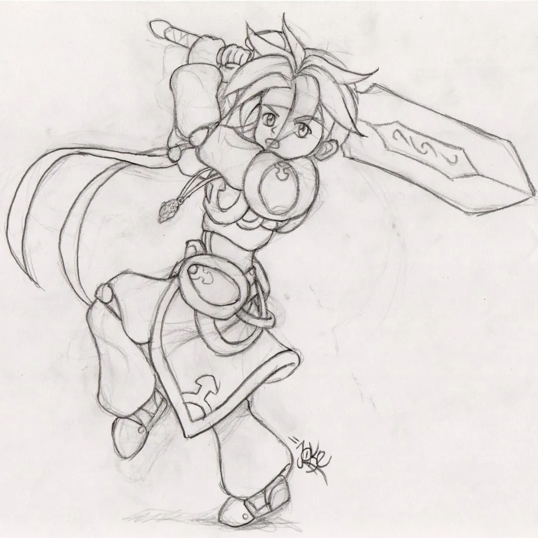 le zoli dessin que j'ai bilouté le 20 avril 2005