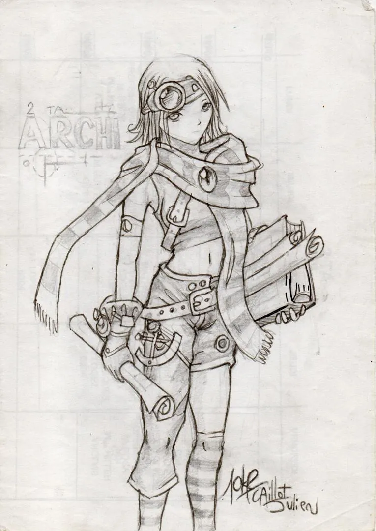 le zoli dessin que j'ai bilouté le 10 juillet 2006