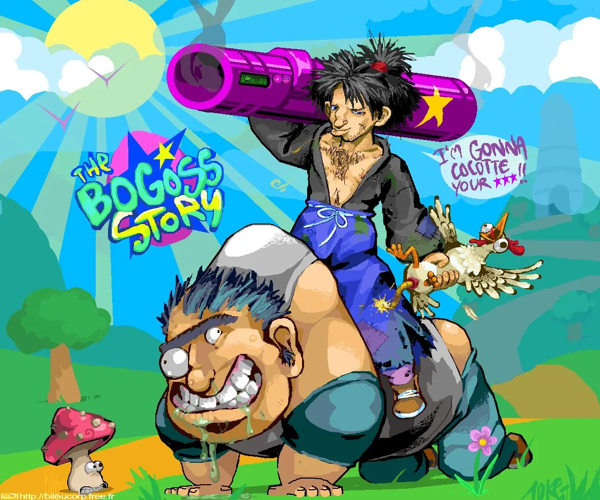 le zoli dessin « Artwork de BogossStory » que j'ai bilouté en 2006