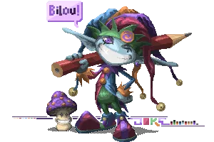 le zoli dessin « Joke Pixel Art » que j'ai bilouté en 2009