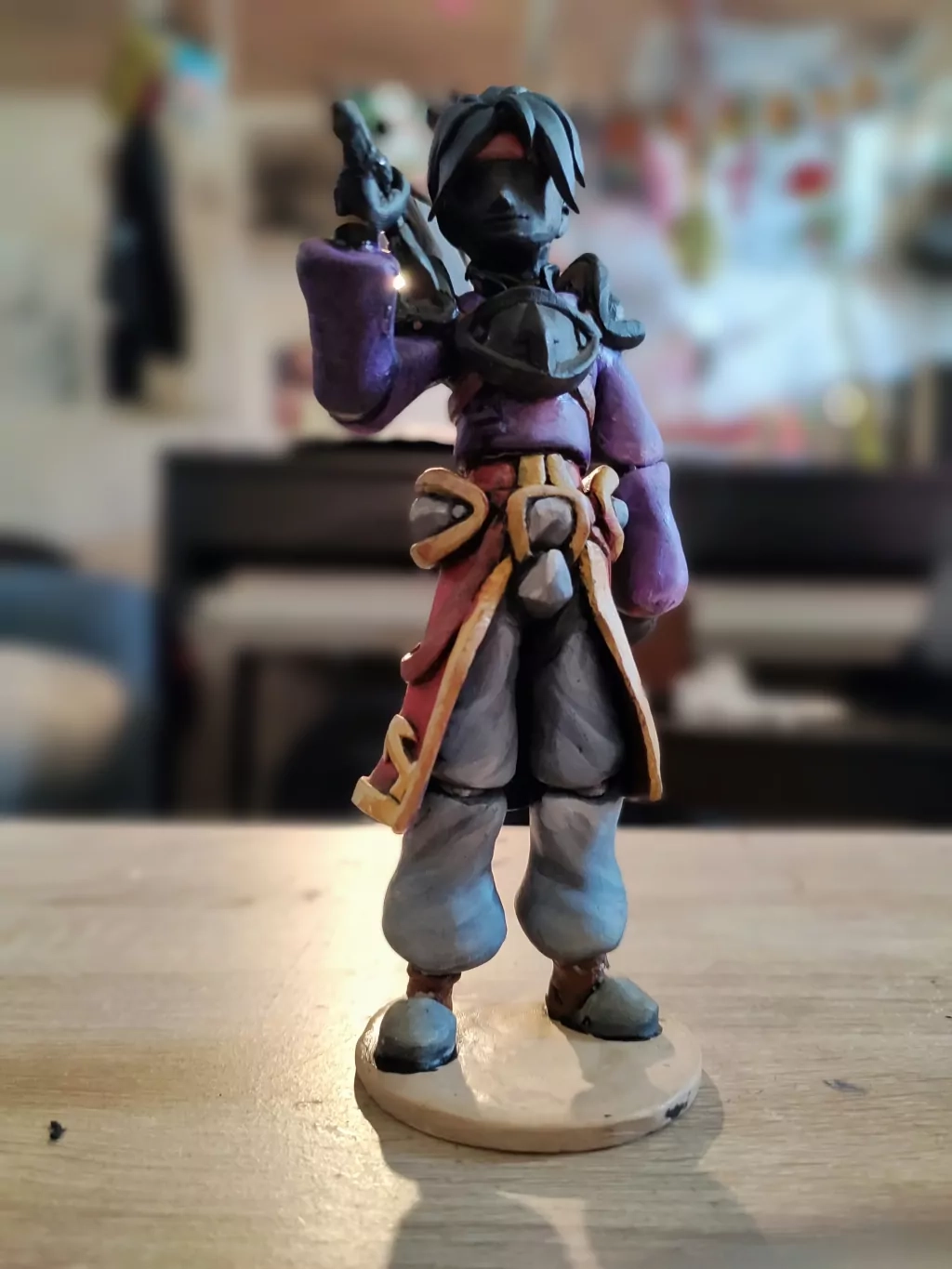 une zolie sculpture « Figurine Alex » que j'ai biloutée en 2010