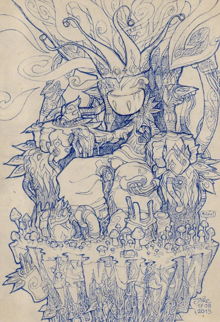 le zoli dessin que j'ai bilouté le 17 août 2013