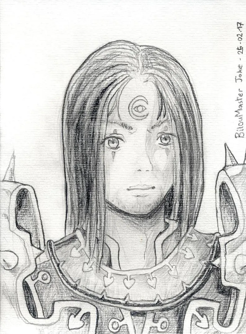 le zoli dessin « Portrait random » que j'ai bilouté le 26 février 2017