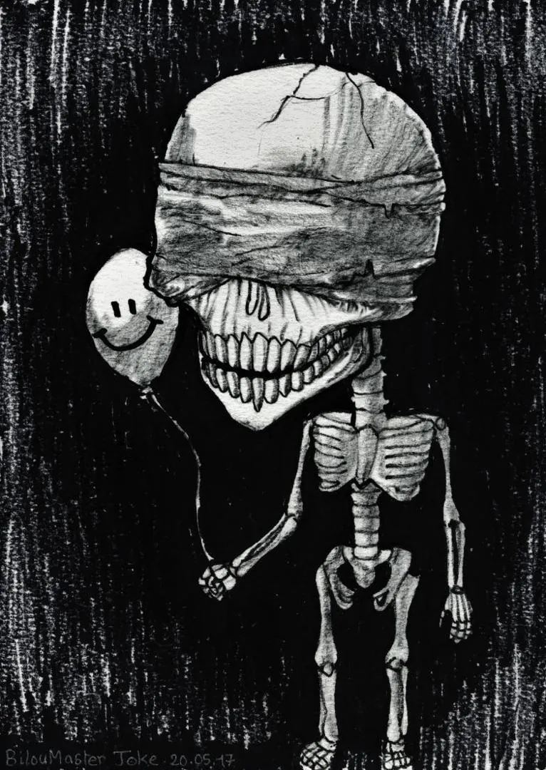 le zoli dessin « Skeleton Boy » que j'ai bilouté le 20 mai 2017