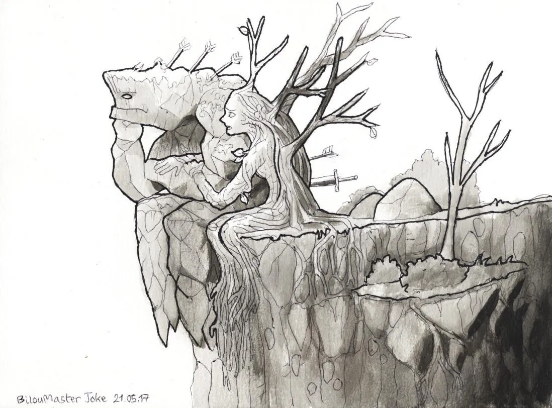 le zoli dessin « Roc et Nature » que j'ai bilouté le 21 mai 2017