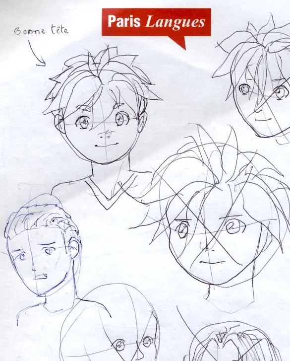 le zoli dessin « Gri-bouilles » que j'ai bilouté le 3 juillet 2017