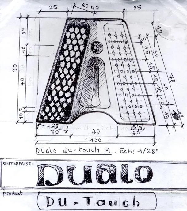 le zoli dessin « Dualo du-touch » que j'ai bilouté le 3 juillet 2017