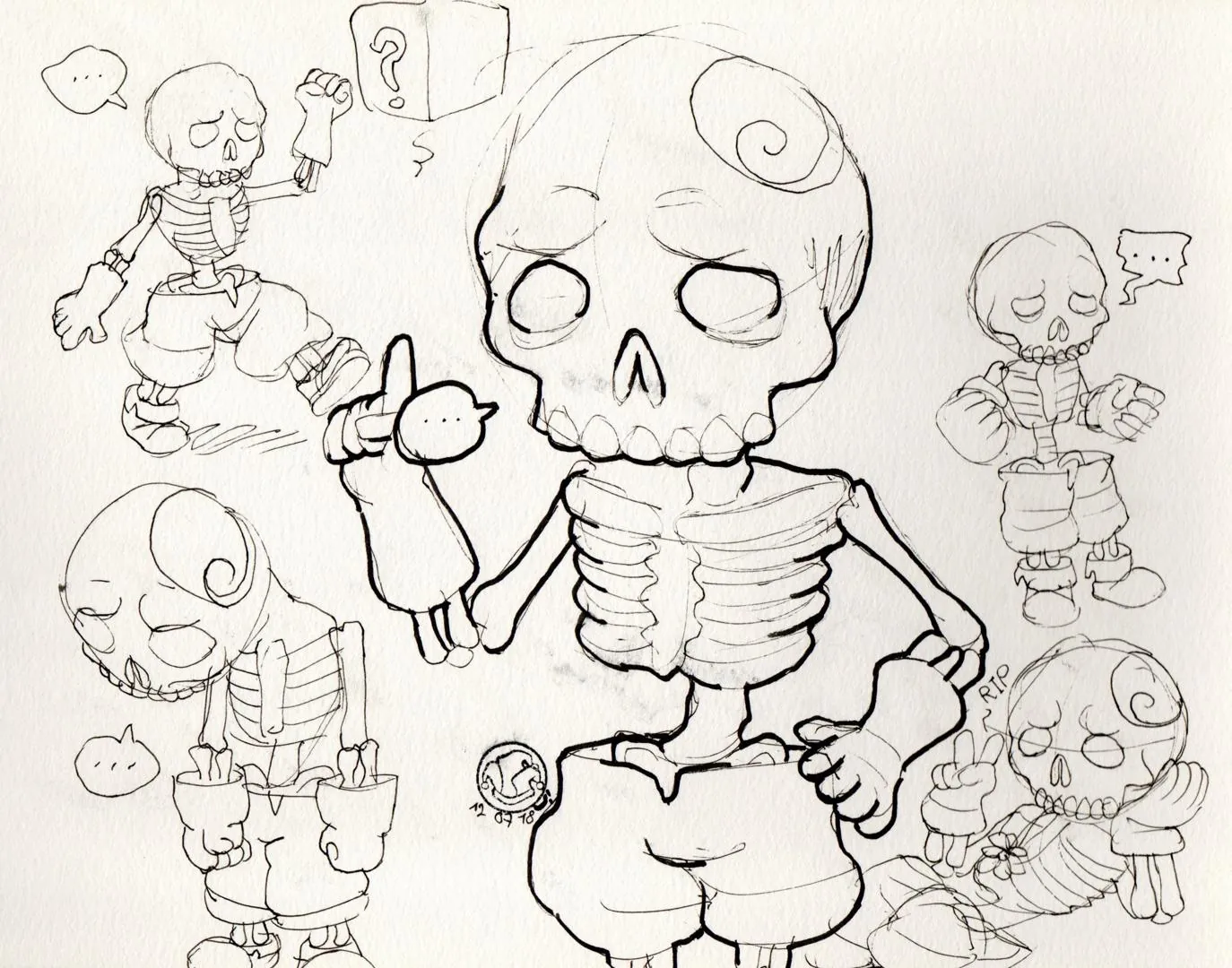 le zoli dessin « Random Chara Design » que j'ai bilouté le 12 juillet 2018