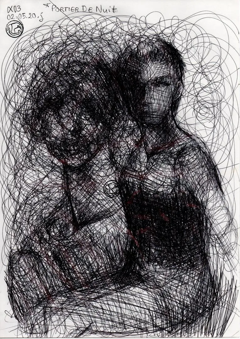 le zoli dessin « Portier de nuit » que j'ai bilouté le 2 mai 2020