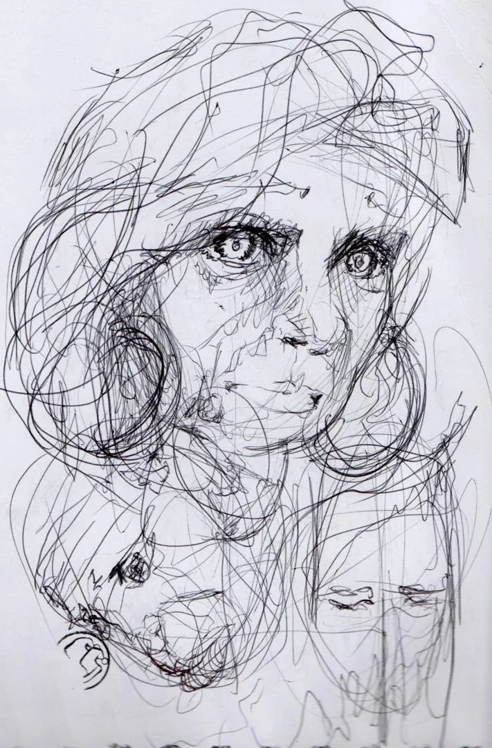 le zoli dessin « Croquis » que j'ai bilouté le 1<sup>er</sup> juin 2020