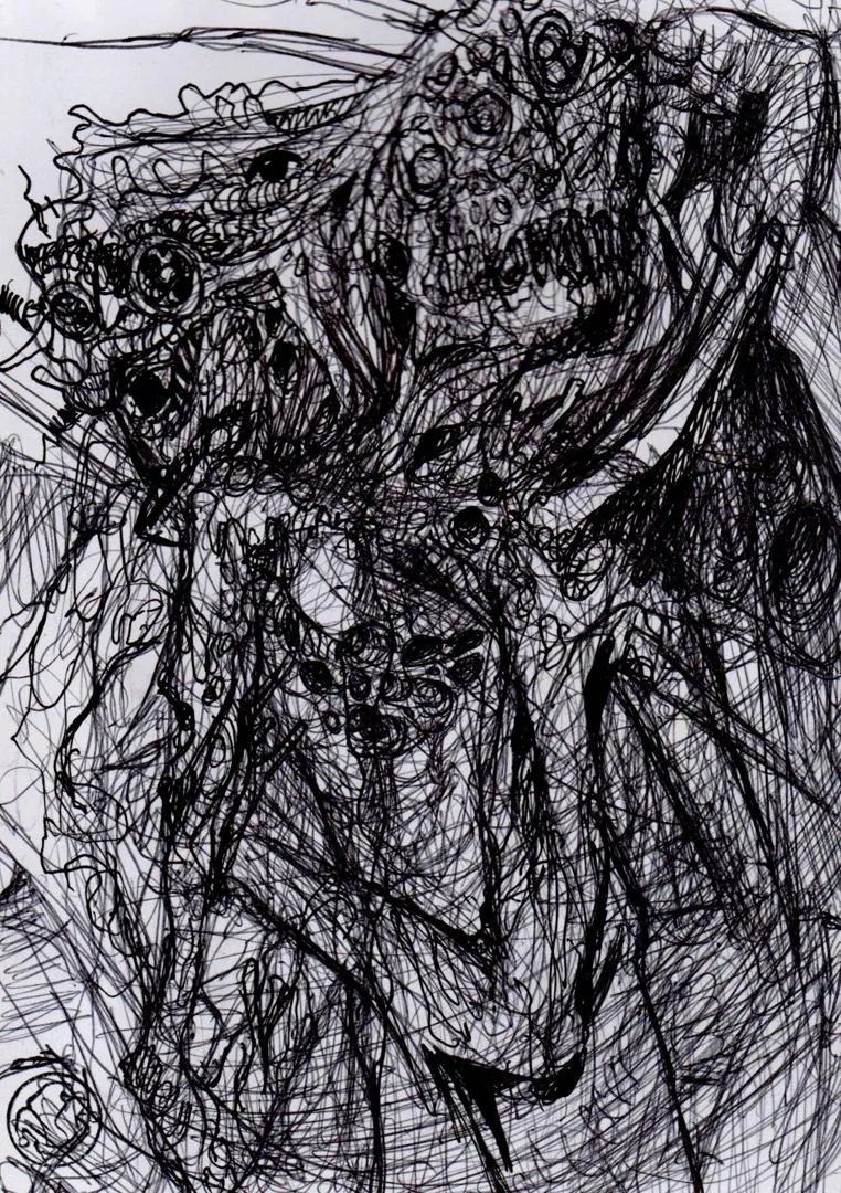 le zoli dessin « Intrication » que j'ai bilouté le 1<sup>er</sup> juin 2020