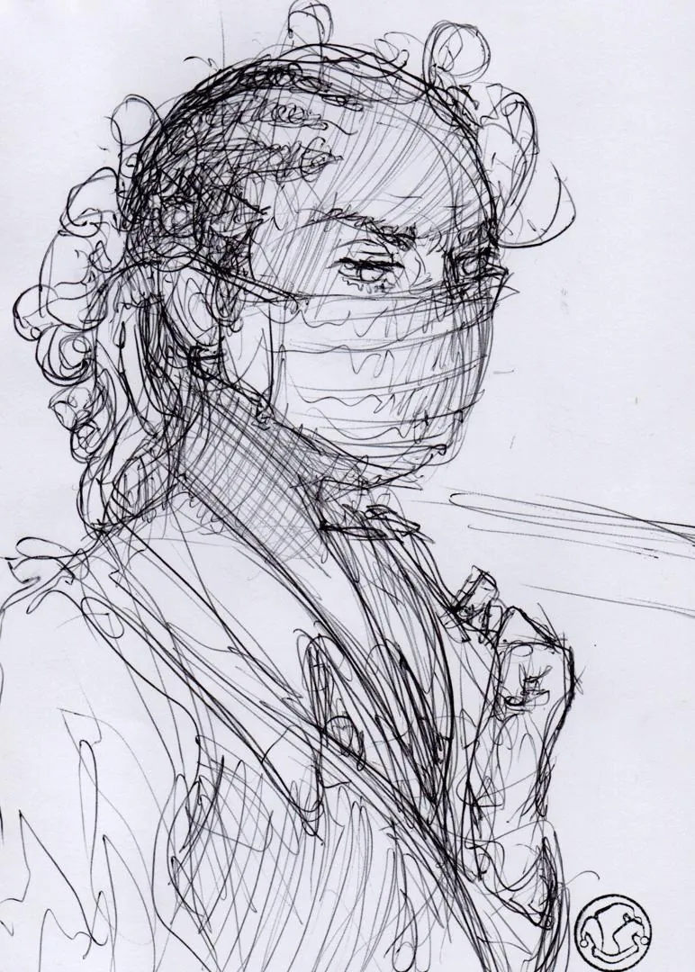le zoli dessin « Femme stylisée » que j'ai bilouté le 10 juin 2020