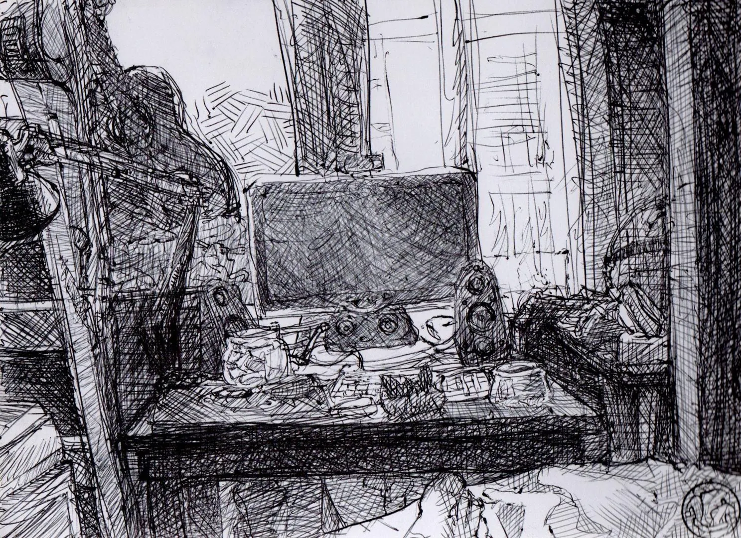 le zoli dessin « Home sweet home » que j'ai bilouté le 10 juin 2020