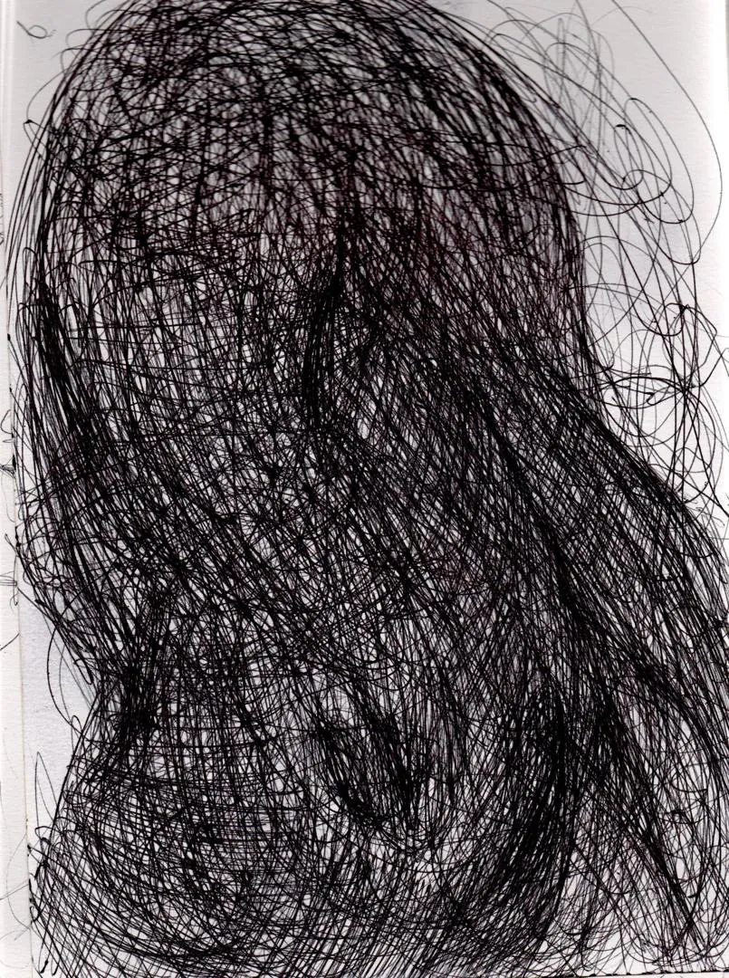 le zoli dessin « Cheveux » que j'ai bilouté le 14 juillet 2020