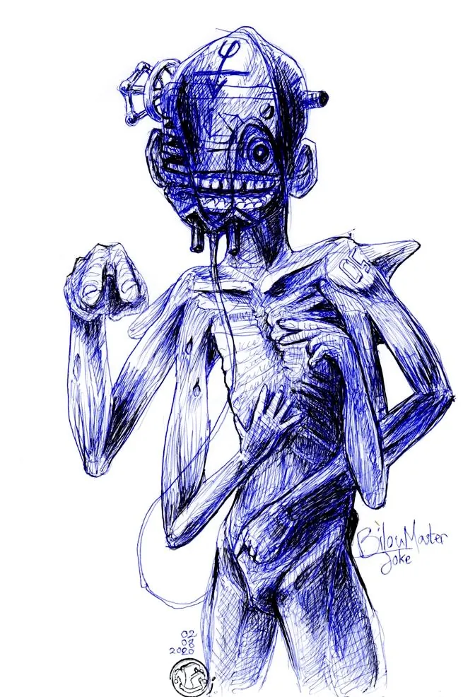 le zoli dessin « Expérience N°05 » que j'ai bilouté le 1<sup>er</sup> août 2020