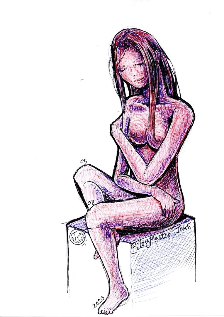 le zoli dessin « Nu » que j'ai bilouté le 5 août 2020