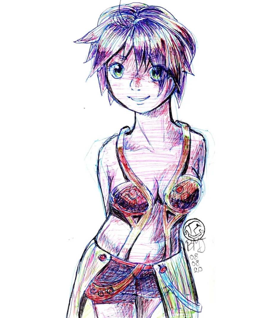 le zoli dessin « Cute girl » que j'ai bilouté le 8 août 2020