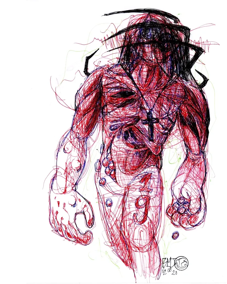 le zoli dessin « Cursed » que j'ai bilouté le 12 août 2020