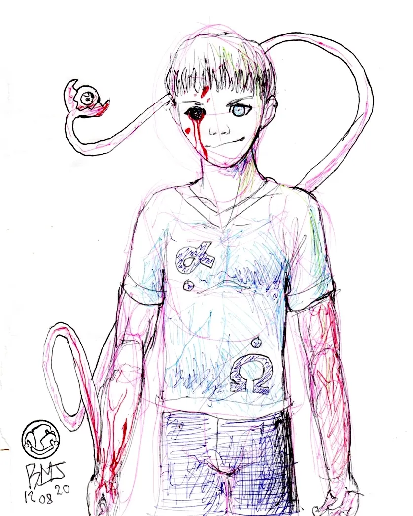 le zoli dessin « Parasite » que j'ai bilouté le 12 août 2020