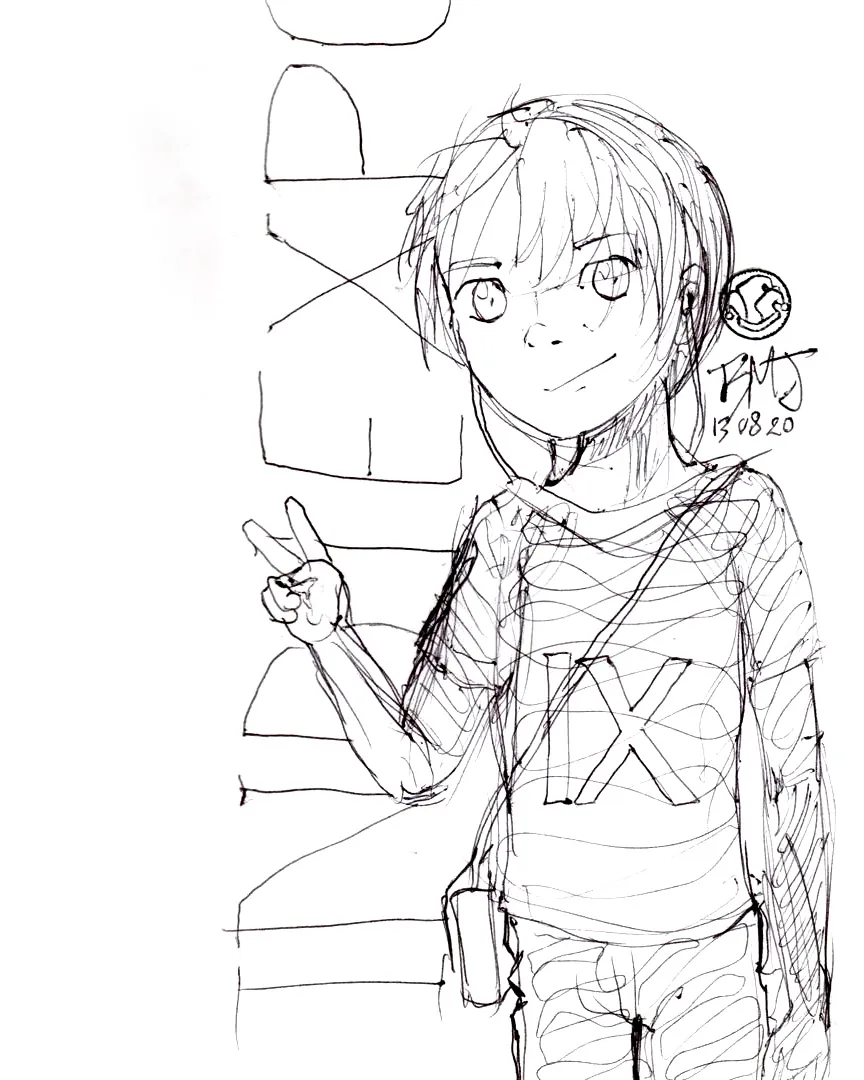 le zoli dessin « IX Boy » que j'ai bilouté le 13 août 2020