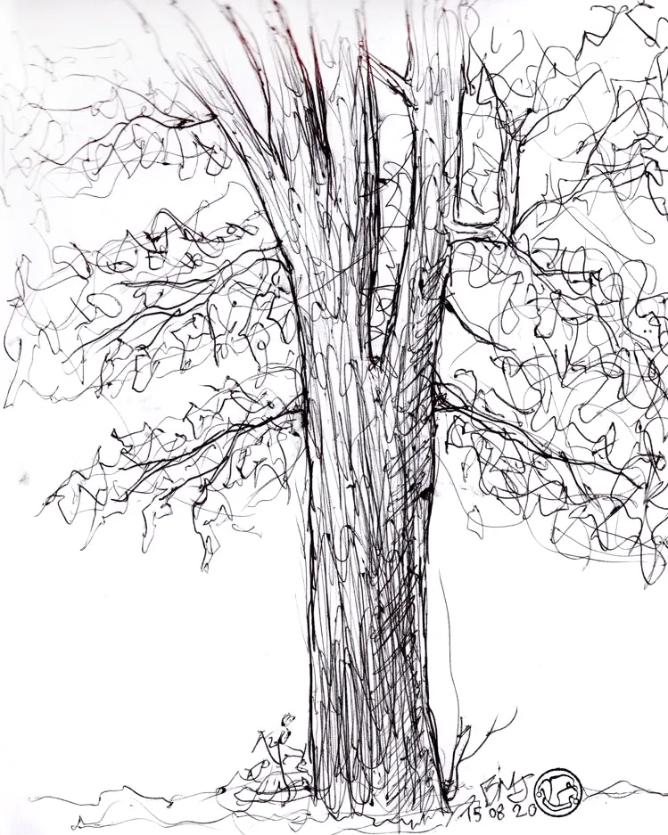 le zoli dessin « Arbre » que j'ai bilouté le 15 août 2020