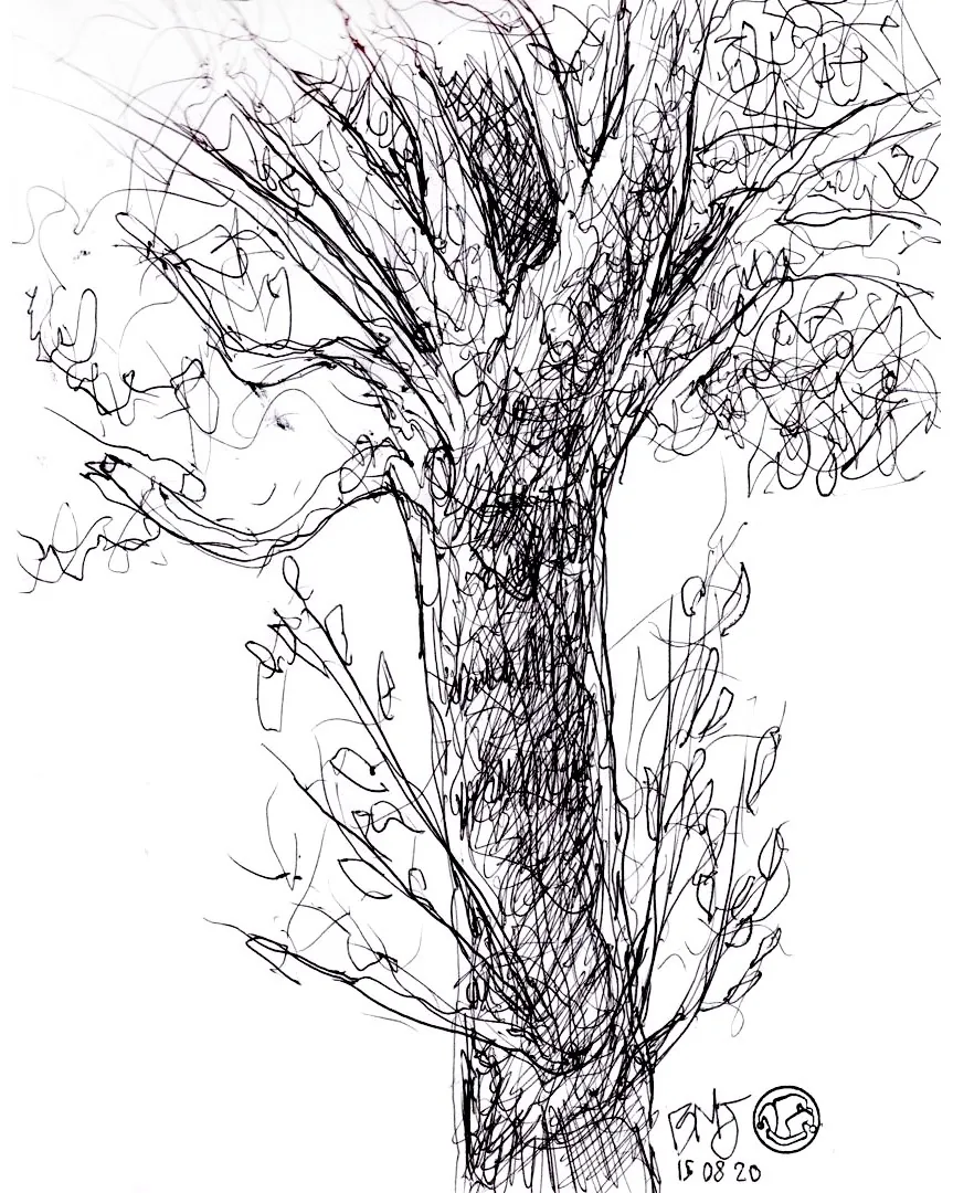 le zoli dessin « Arbre » que j'ai bilouté le 15 août 2020