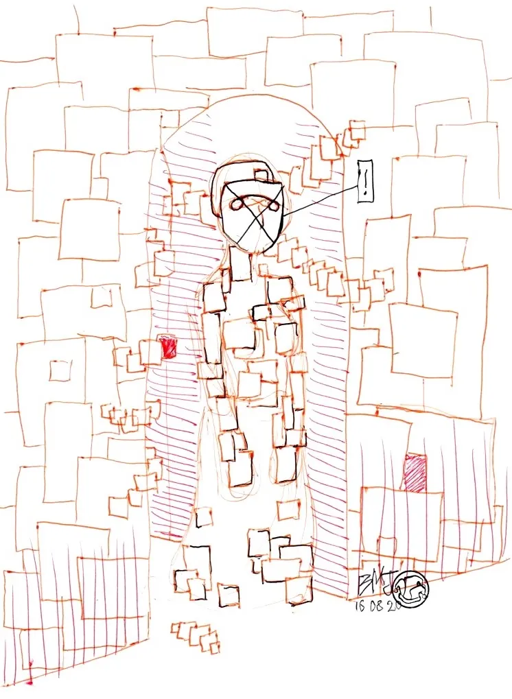 le zoli dessin « Infirmière » que j'ai bilouté le 16 août 2020