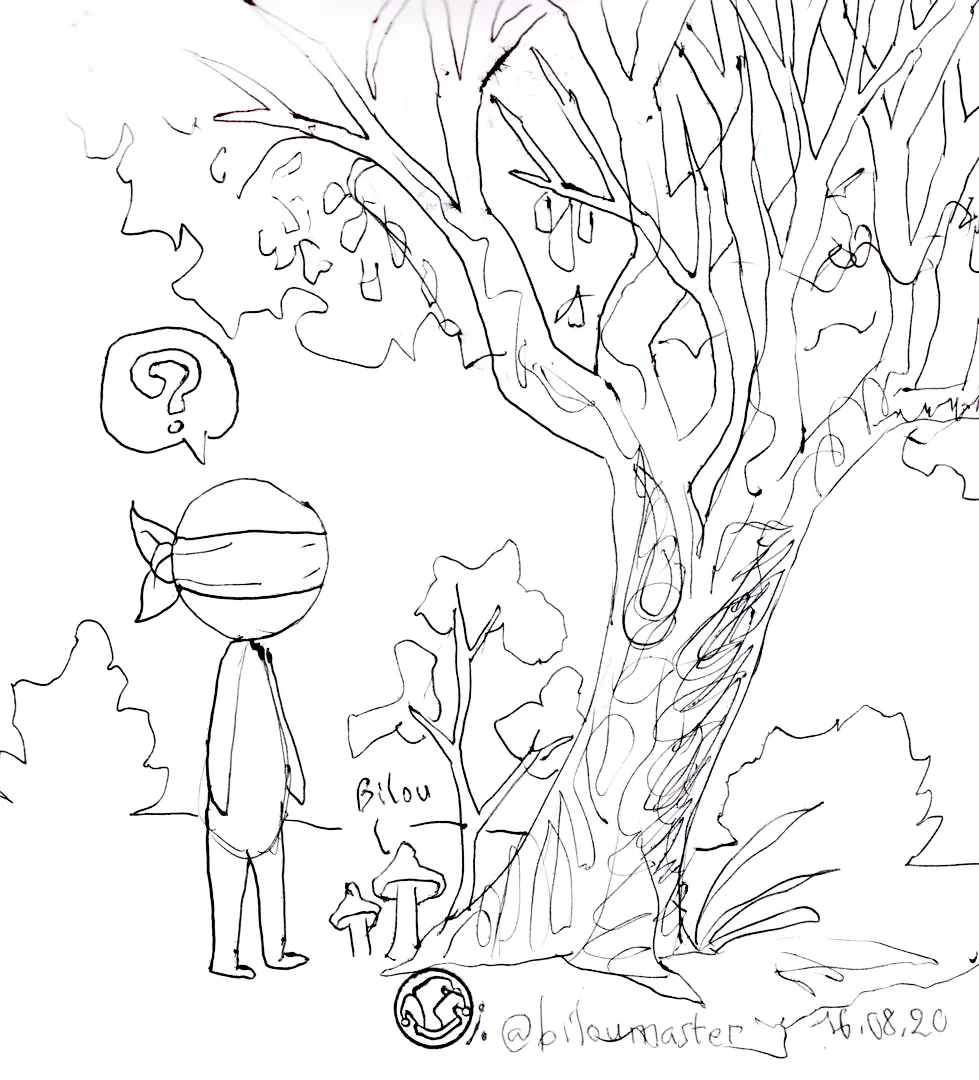 le zoli dessin « ? » que j'ai bilouté le 16 août 2020