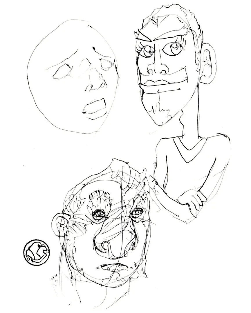 le zoli dessin « Beau-gosse » que j'ai bilouté le 21 août 2020