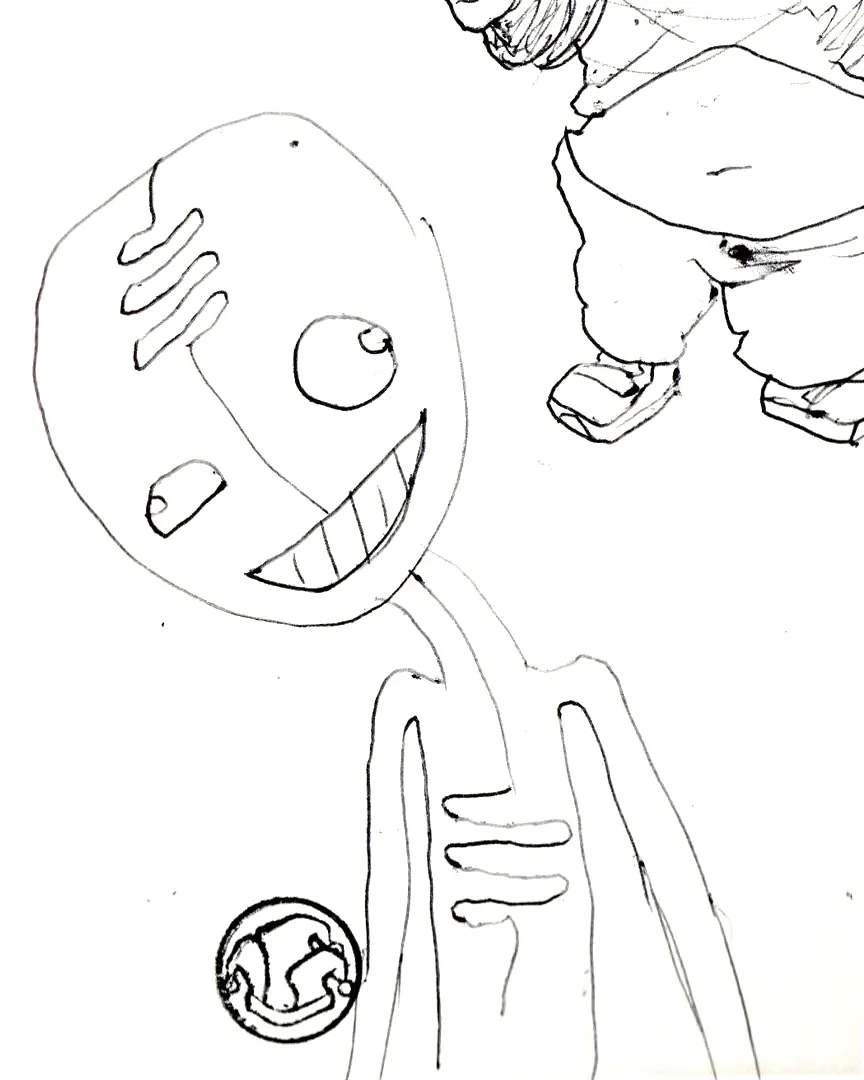 le zoli dessin « Psycho » que j'ai bilouté le 22 août 2020