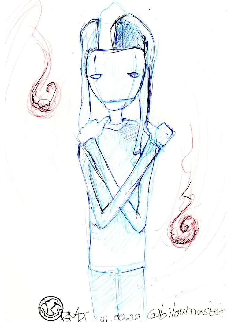 le zoli dessin « Cold Jest » que j'ai bilouté le 1<sup>er</sup> septembre 2020