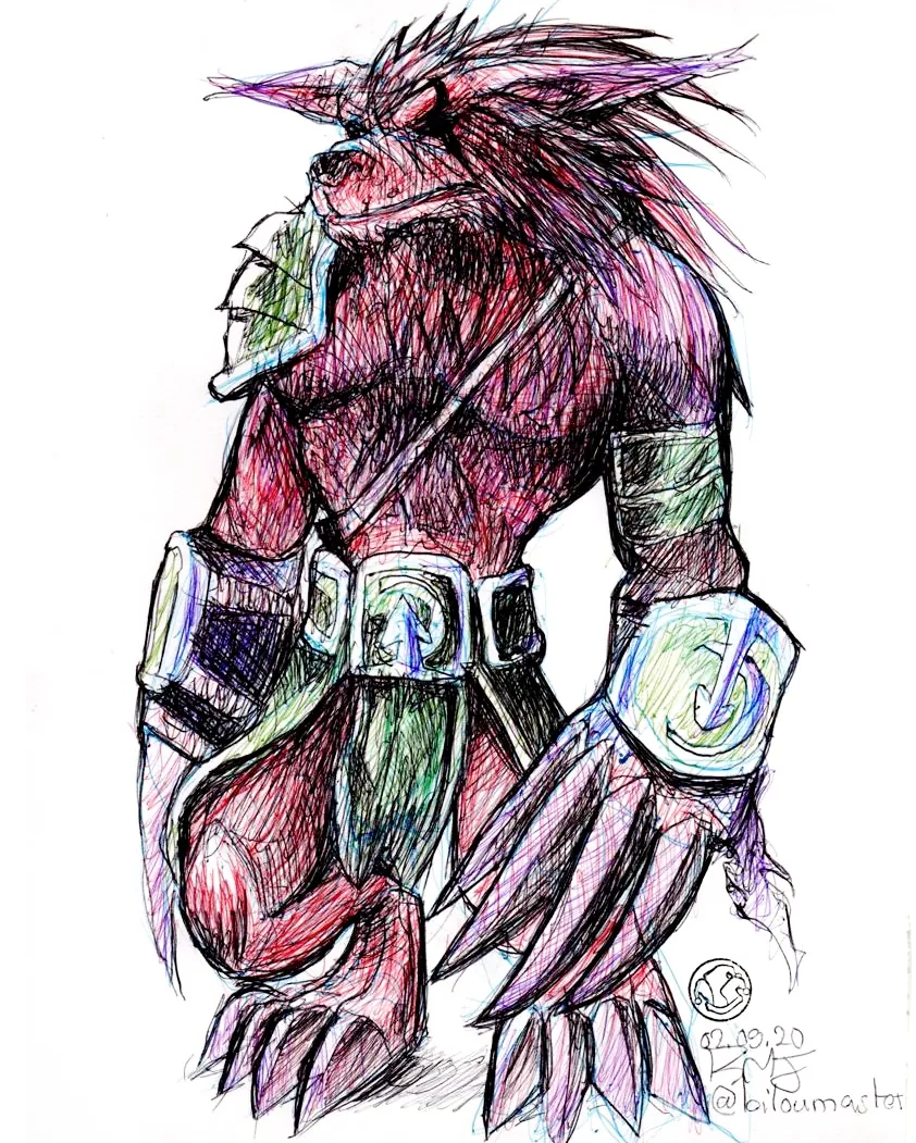 le zoli dessin « Lunapo raté » que j'ai bilouté le 2 septembre 2020
