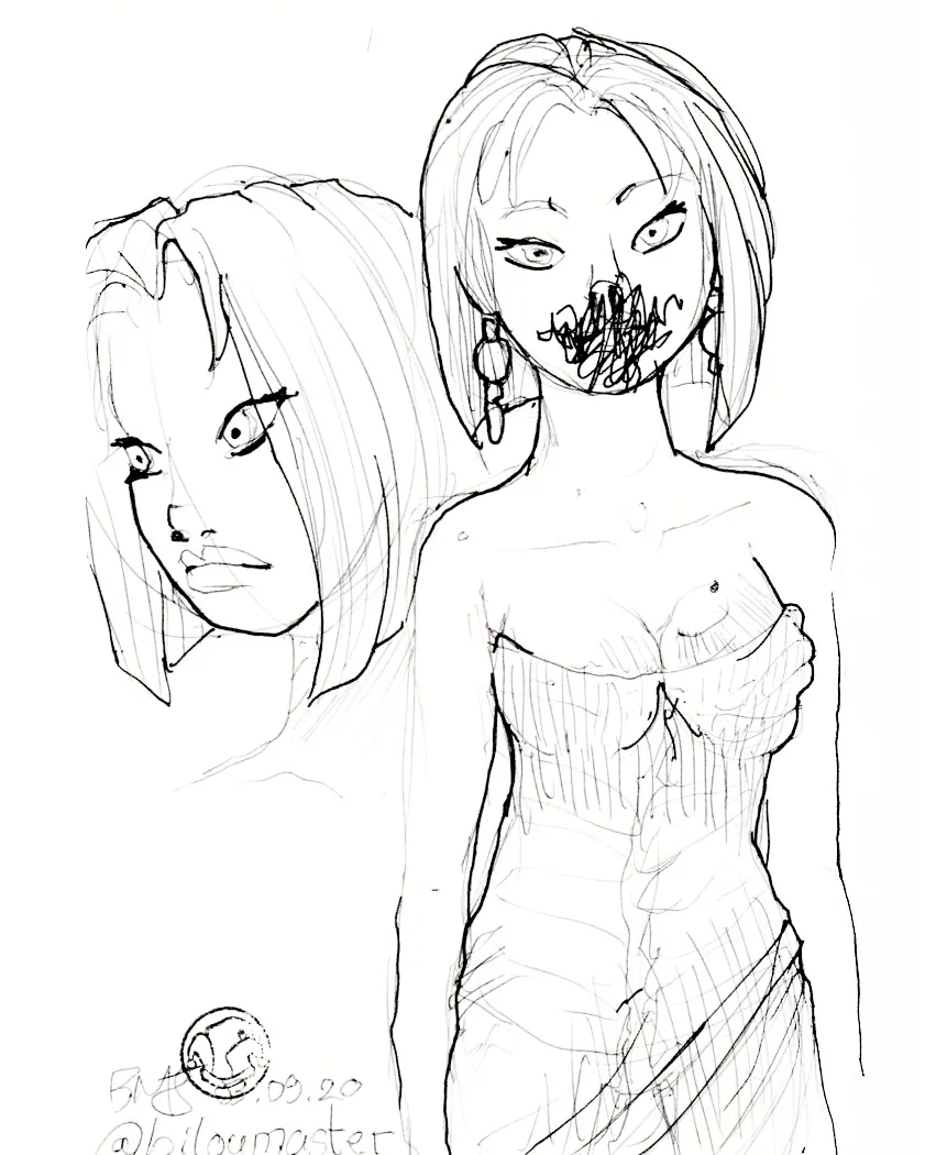 le zoli dessin « Alice » que j'ai bilouté le 3 septembre 2020