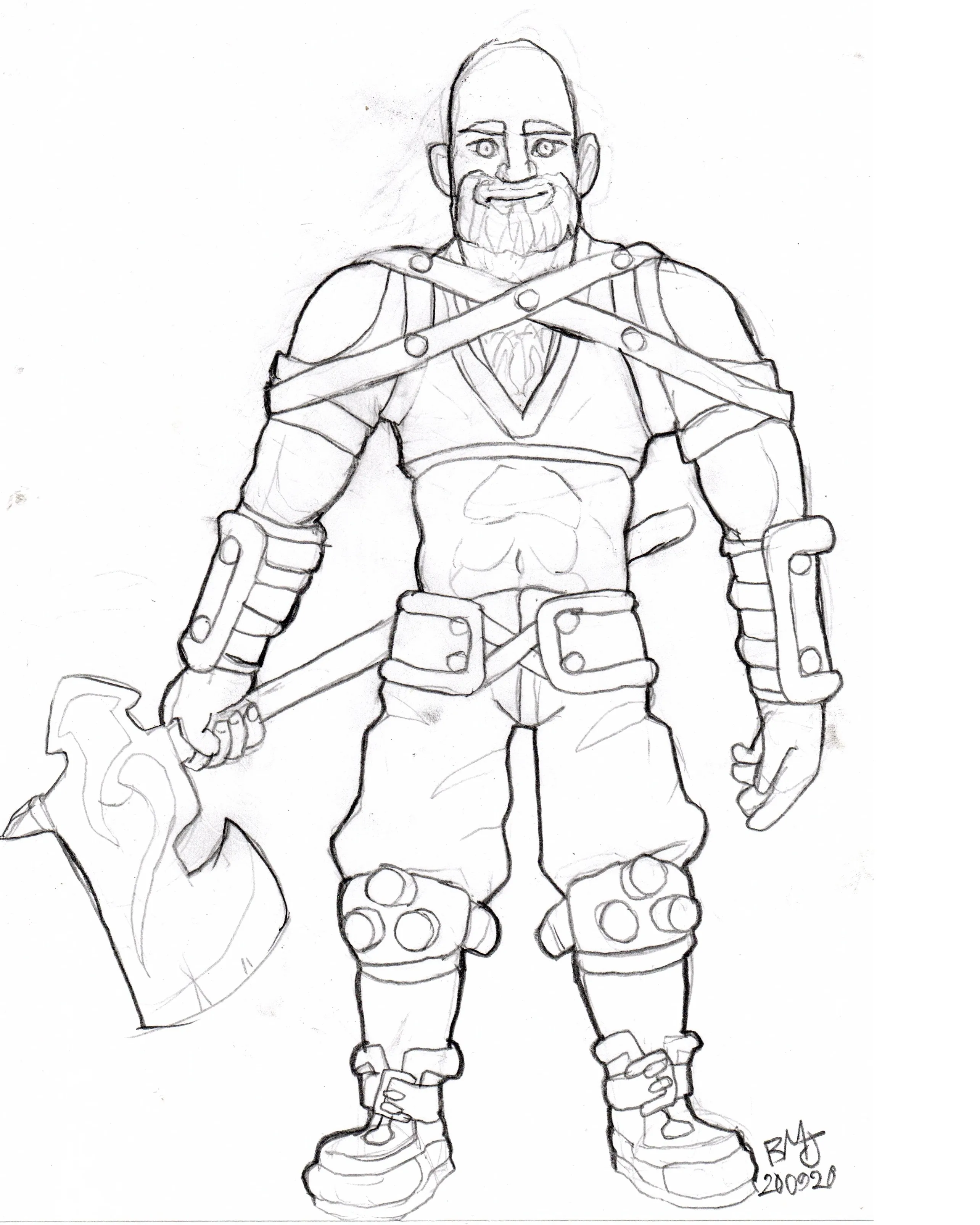 le zoli dessin « Chara design random » que j'ai bilouté le 20 septembre 2020