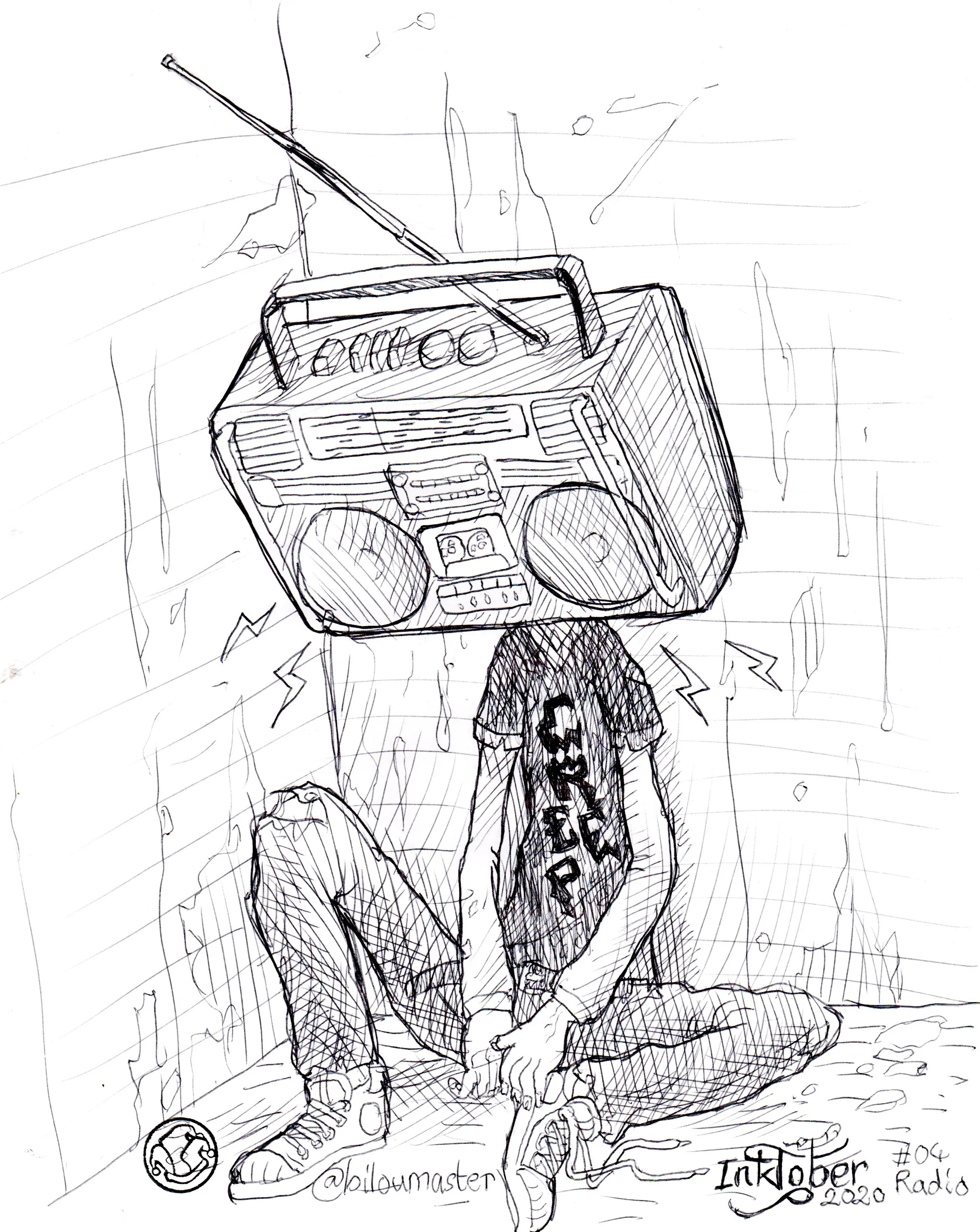 le zoli dessin « Radio » que j'ai bilouté le 4 octobre 2020